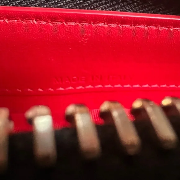 Rare Christian Louboutin silver studded wallet - Picture 5 of 7